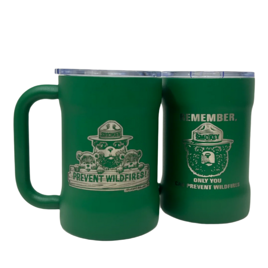 Smokey Bear Travel Mug – 18 oz. Stainless Steel