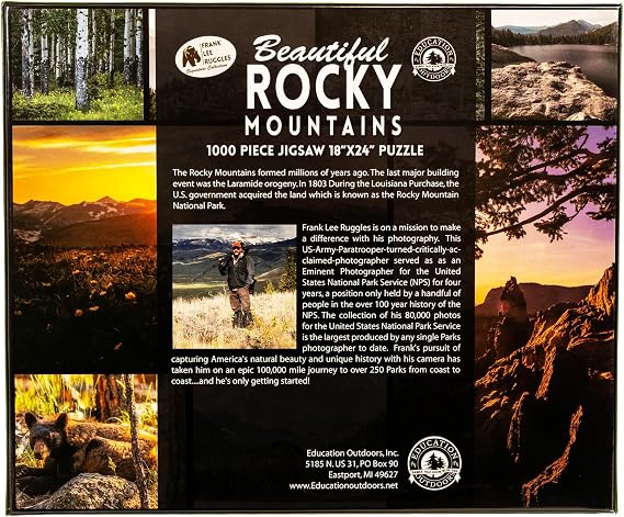 Rocky Mountains – 1000 Piece Jigsaw Puzzle