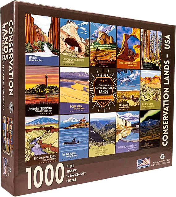 National Conservation Lands Poster Puzzle (1000 pc.) – Pierce Archive