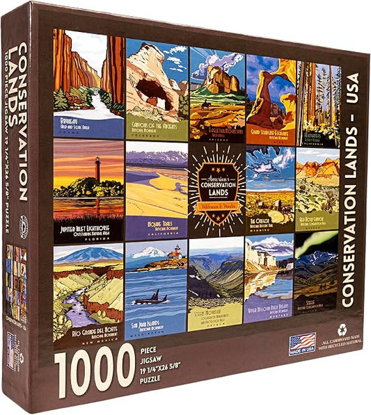National Conservation Lands Poster Puzzle (1000 pc.) – Pierce Archive