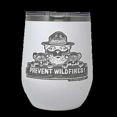 Smokey Bear Travel Wine Cup – 12 oz. Stainless Steel