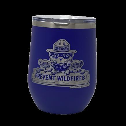 Smokey Bear Travel Wine Cup – 12 oz. Stainless Steel