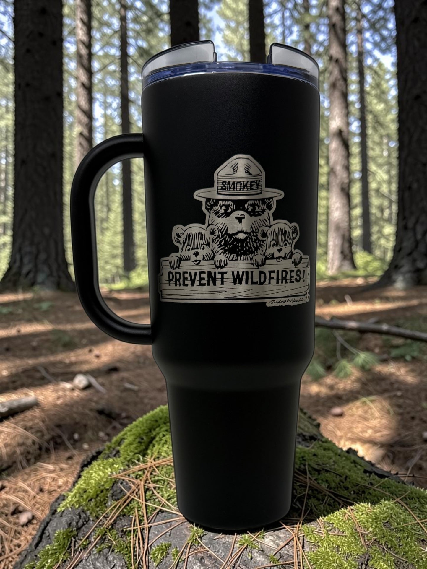 Smokey Bear 40oz Traveler Tumbler