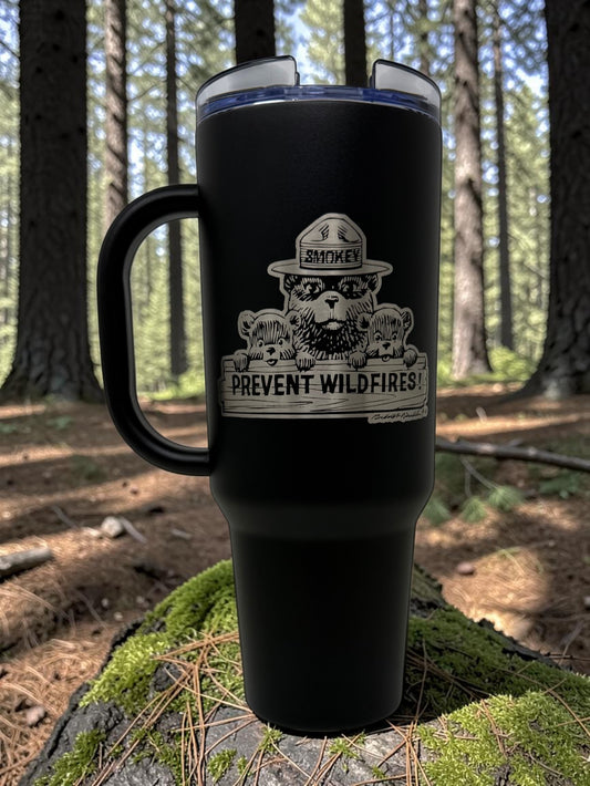 Smokey Bear 40oz Traveler Tumbler