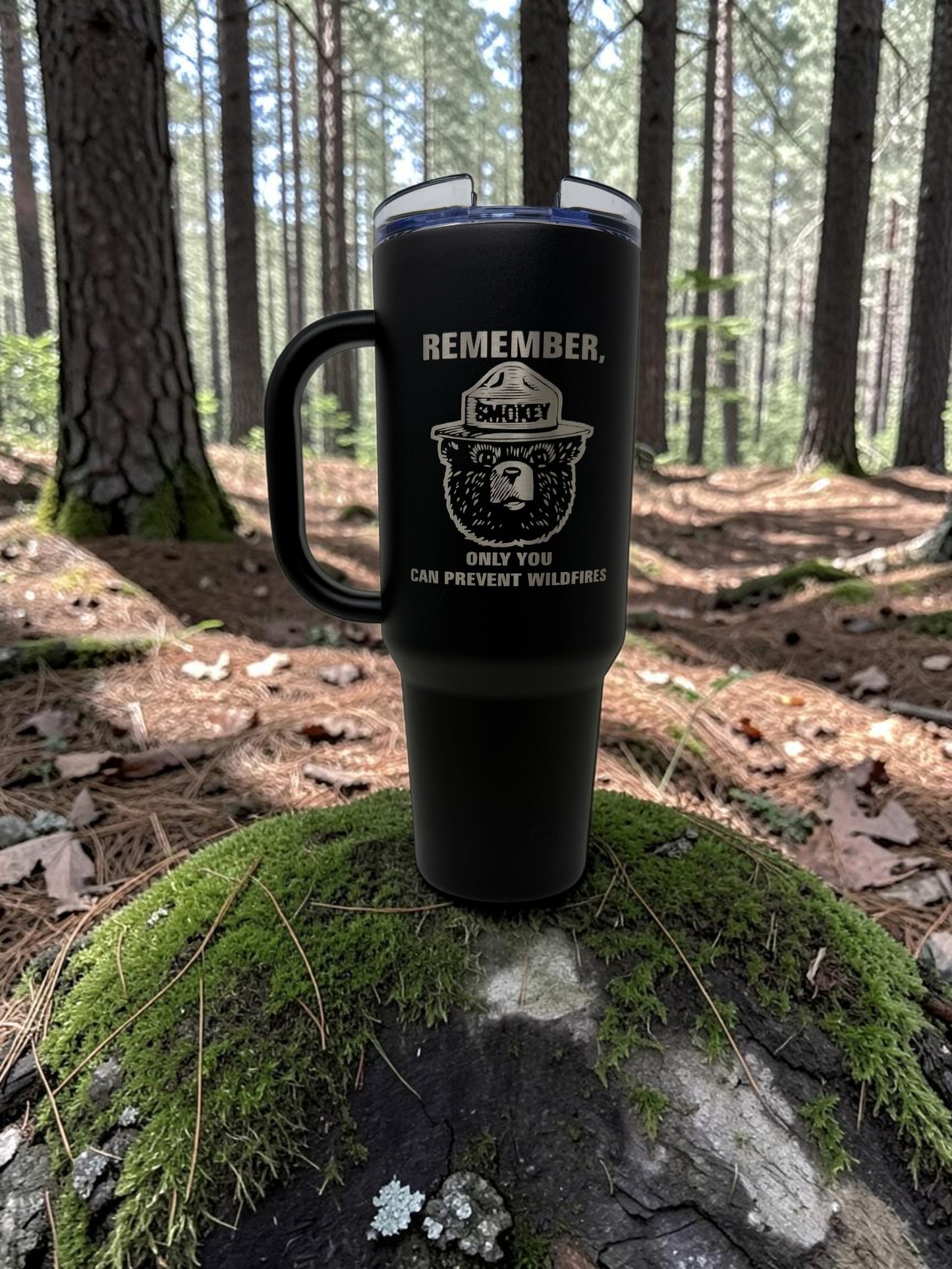 Smokey Bear 40oz Traveler Tumbler