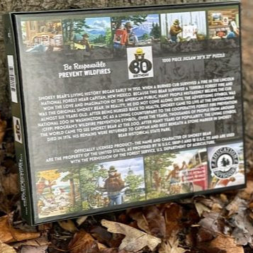 Limited Edition- Licensed Smokey Bear 80th Birthday Puzzle- Rudy Wendelin Images