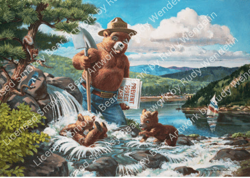 Smokey Bear Wooden Puzzles (25, 50, 120 pc.)