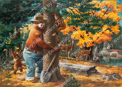 Smokey Bear Wooden Puzzles (25, 50, 120 pc.)