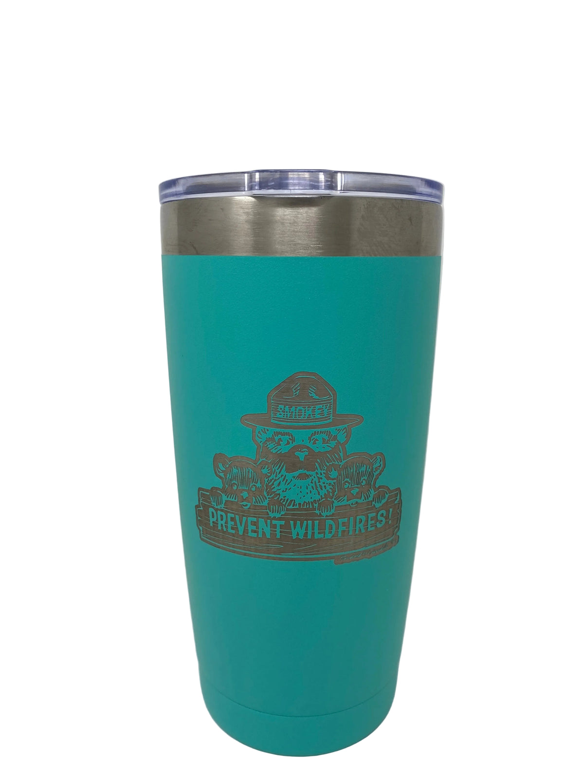 Smokey Bear Coffee Tumbler – 20 oz. Stainless Steel