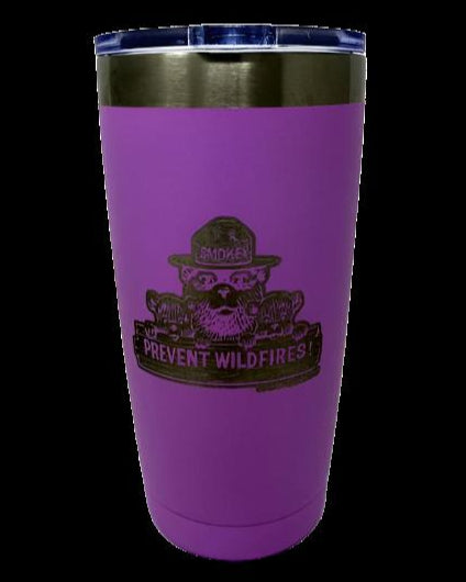 Smokey Bear Coffee Tumbler – 20 oz. Stainless Steel