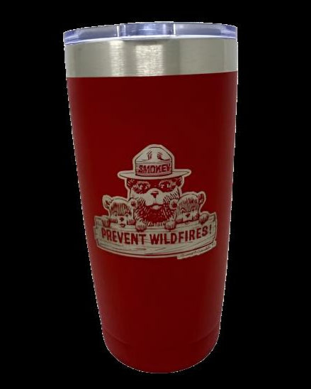 Smokey Bear Coffee Tumbler – 20 oz. Stainless Steel