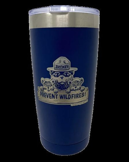 Smokey Bear Coffee Tumbler – 20 oz. Stainless Steel