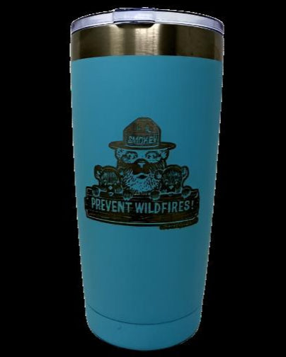 Smokey Bear Coffee Tumbler – 20 oz. Stainless Steel