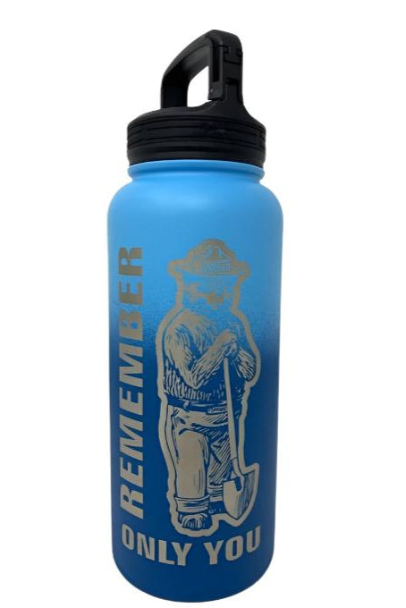 Smokey Bear Water Bottle – 32 oz. Stainless Steel