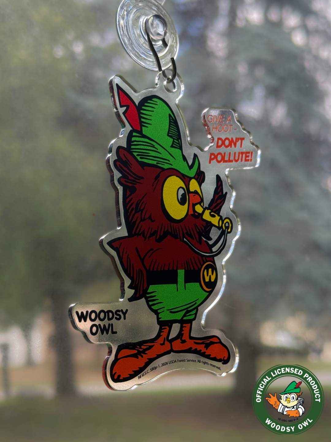 Woodsy Owl Suncatcher