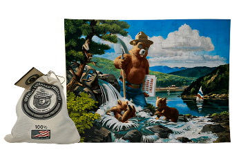 Smokey Bear Wooden Puzzles (25, 50, 120 pc.)